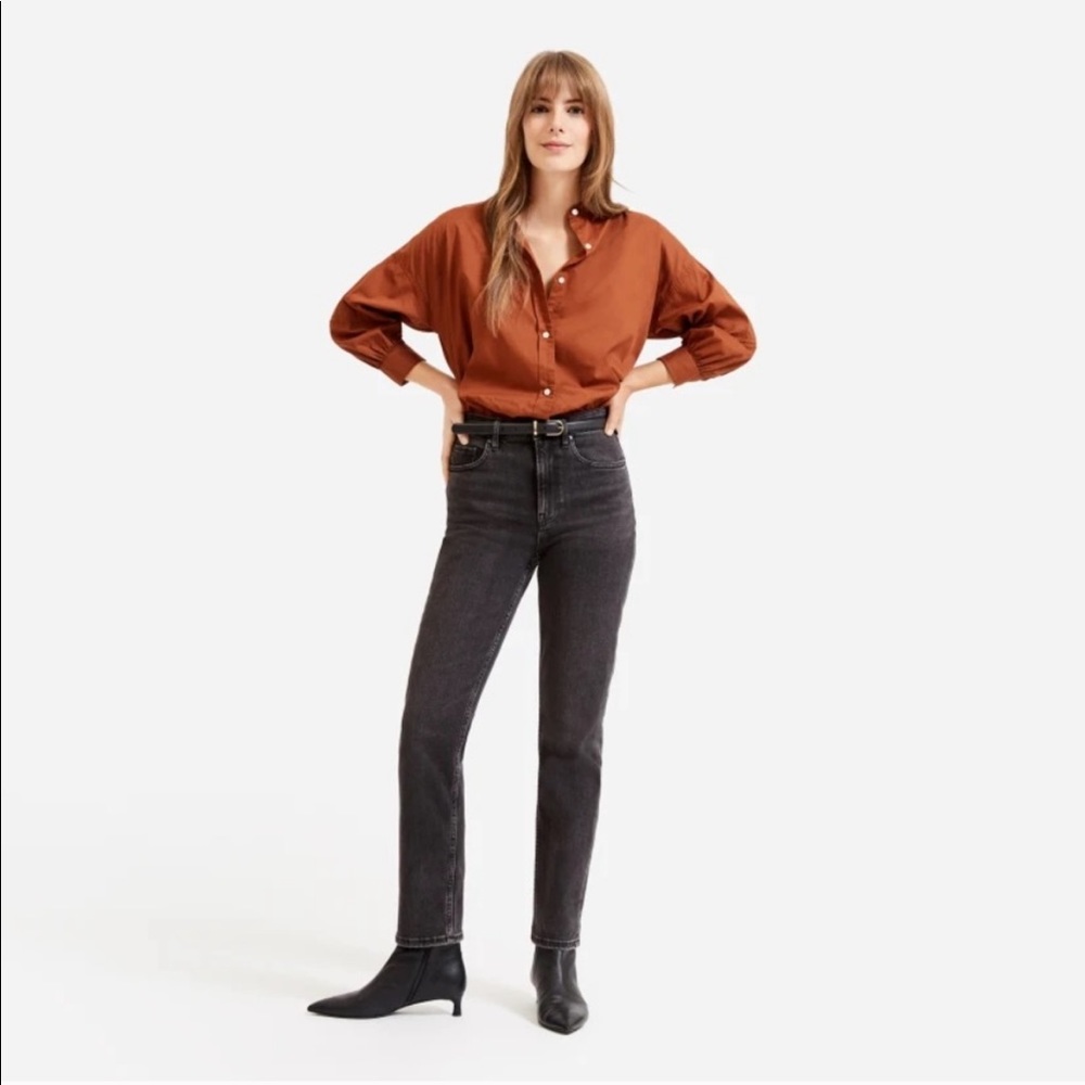 EVERLANE High Rise Straight Jean Sz 26 regular